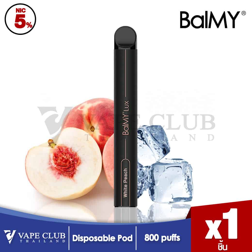 BalMY Disposable Pod lux White Peach