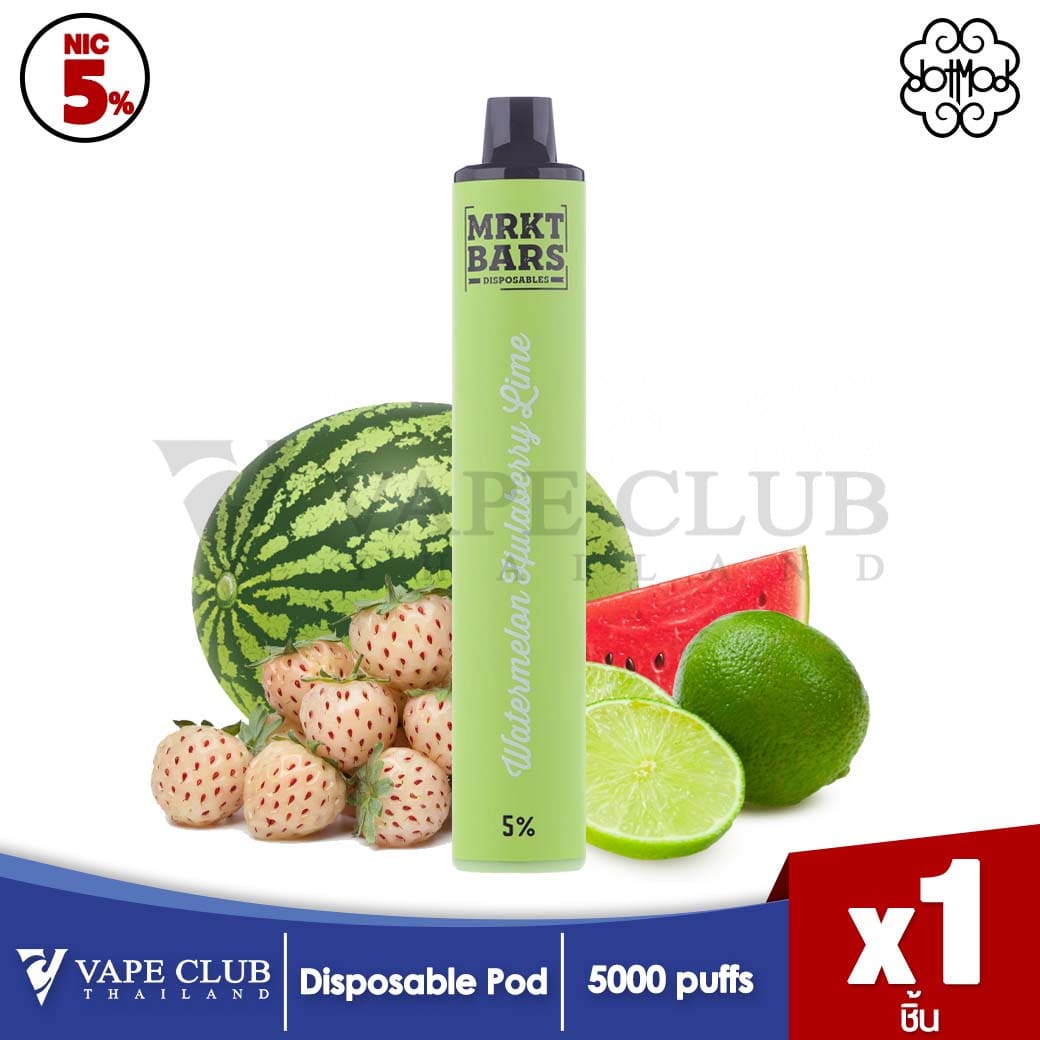 DOT MRKT BARS Disposable Pod Watermelon Hulaberry Lime