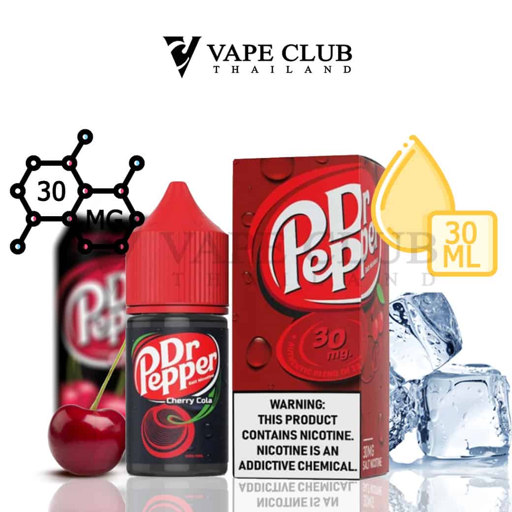 น้ำยา Dr. Pepper Saltnic Cherry Cola N30