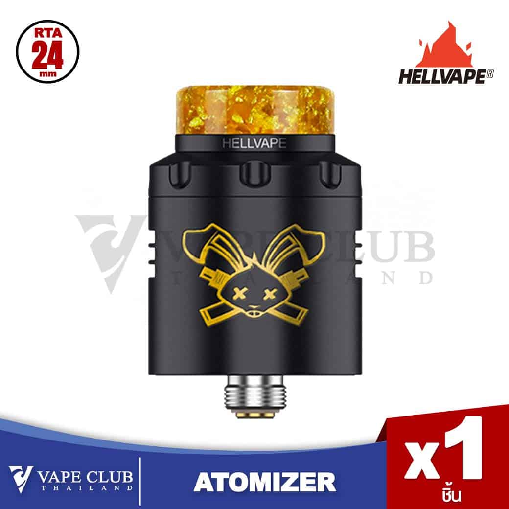 Hellvape Dead Rabbit V.3 RDA 24mm black gold