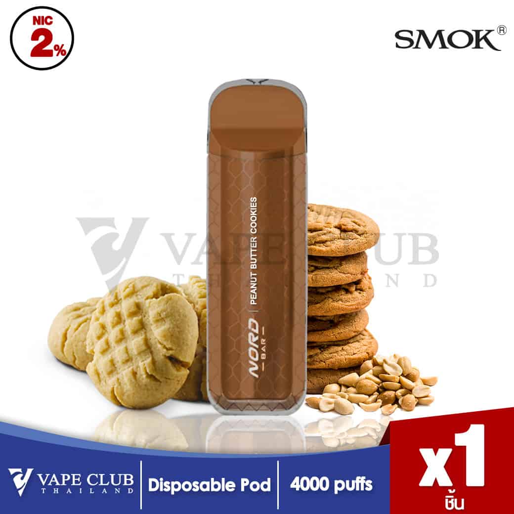 Smok nord bar 4000 puffs Peanut Butter Cookies 1