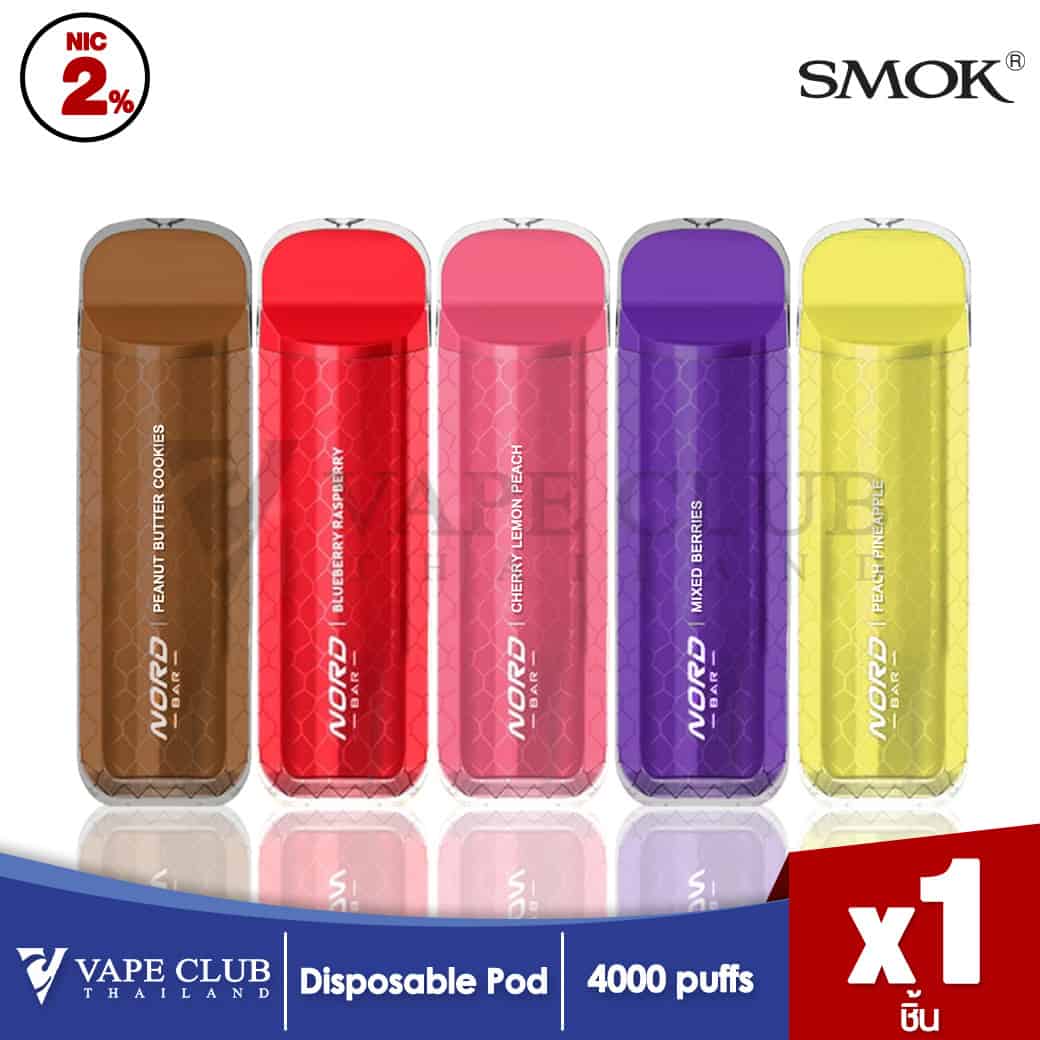 Smok nord bar 4000 puffs all 1
