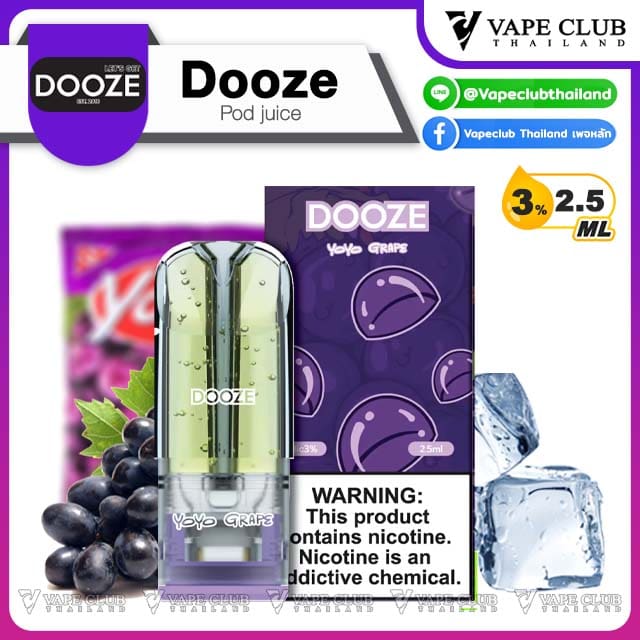 Dooze Pod Juice Yoyo Grape