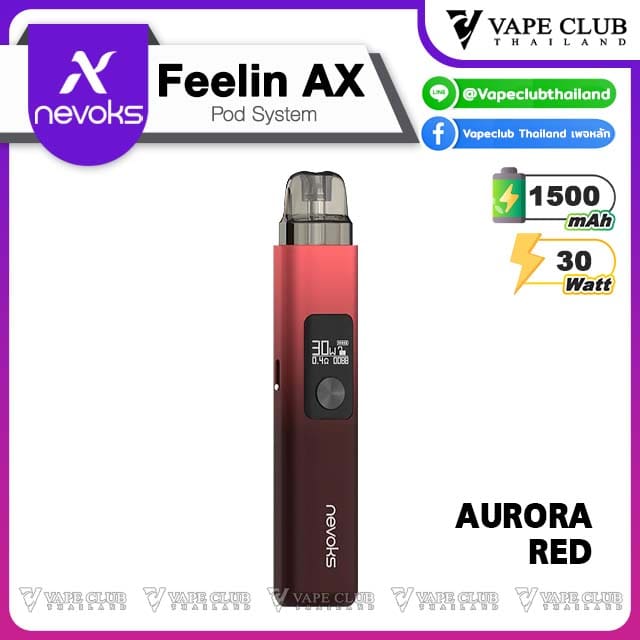 Nevoks Feelin AX Pod Kit Aurora Red