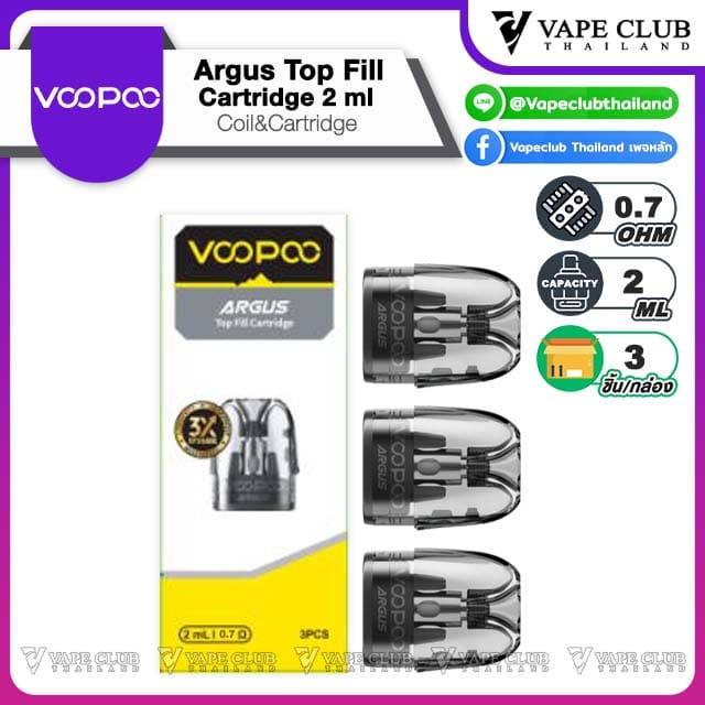 Voopoo Argus Top Fill Cartridge ml