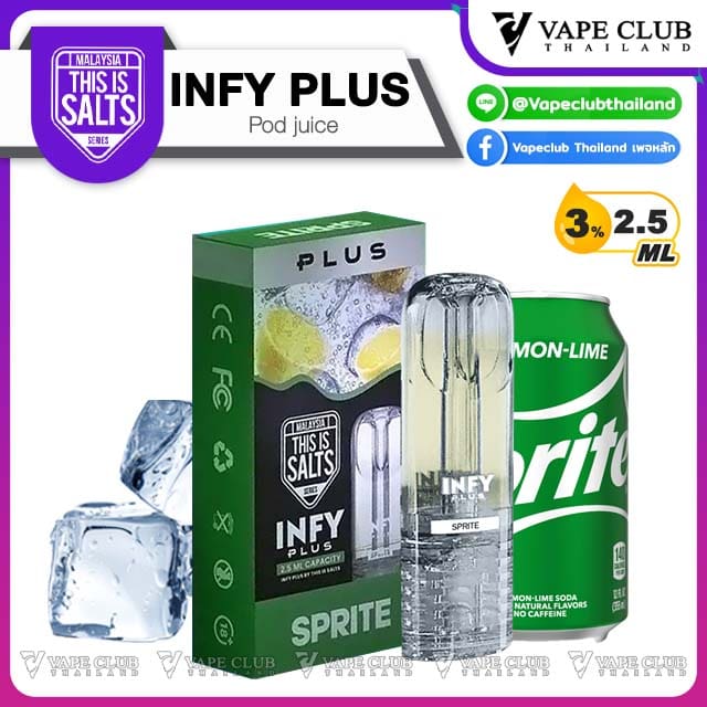 infy plus Pod Juice Sprite