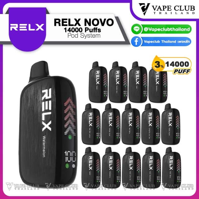 RELX NOVO Puffs Disposable Pod