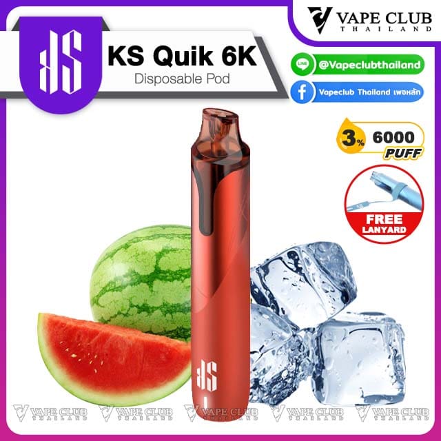 KS Quik Puffs Disposable Pod Watermelon