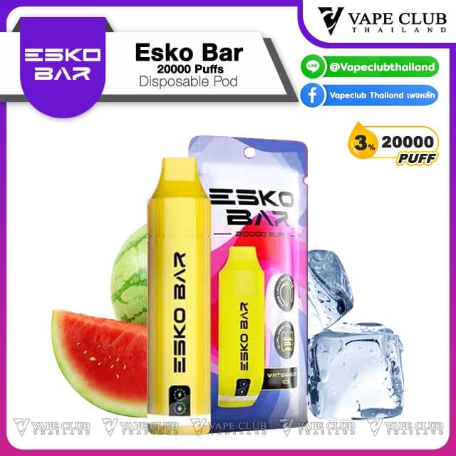 Esko Bar Puffs Disposable Pod copy watermelon