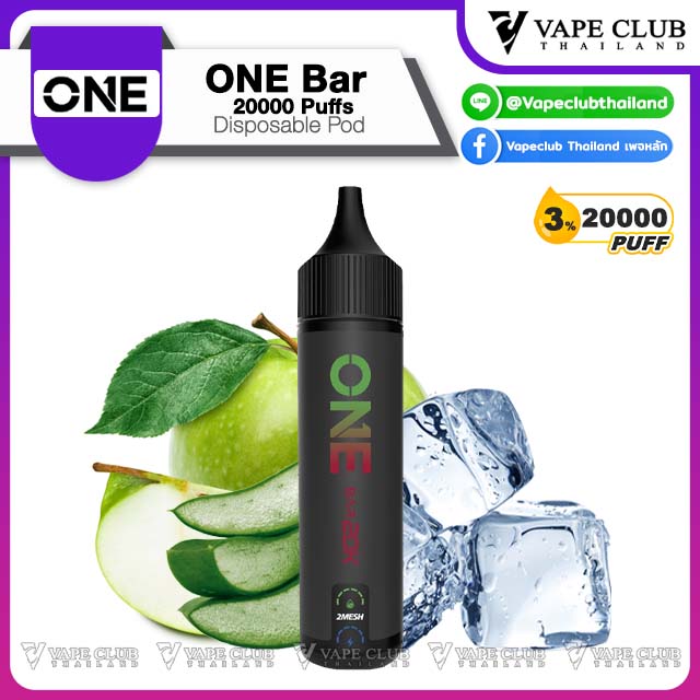 ONE Bar Puffs Disposable Pod Apple Aloe