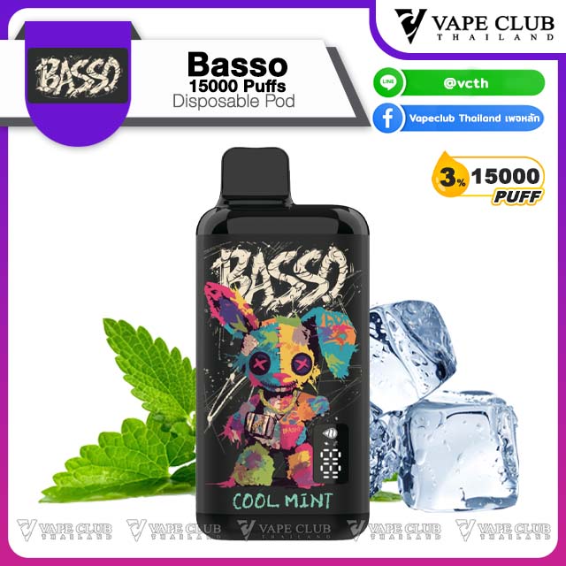 Basso Puffs Disposable Pod Cool Mint