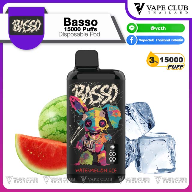 Basso Puffs Disposable Pod Watermelon Ice