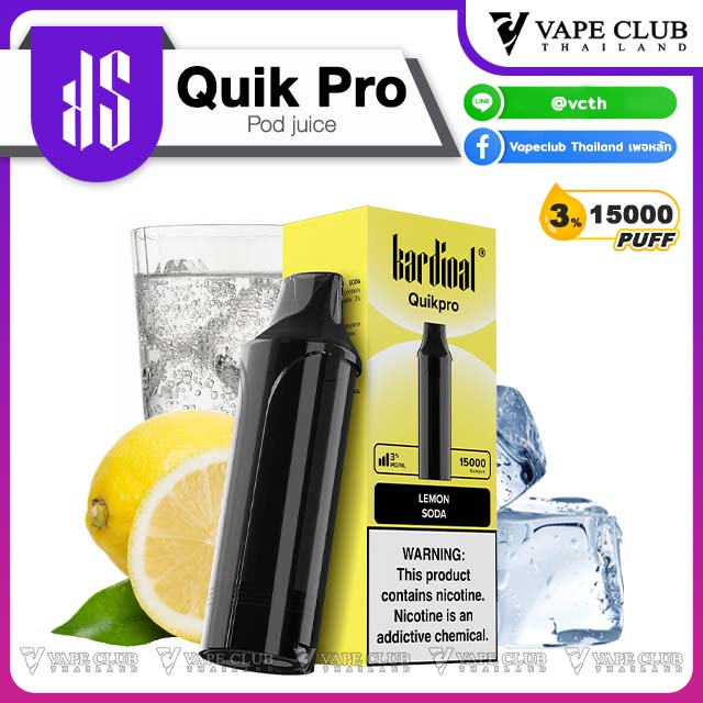 quik pro Cartridge Lemon Soda
