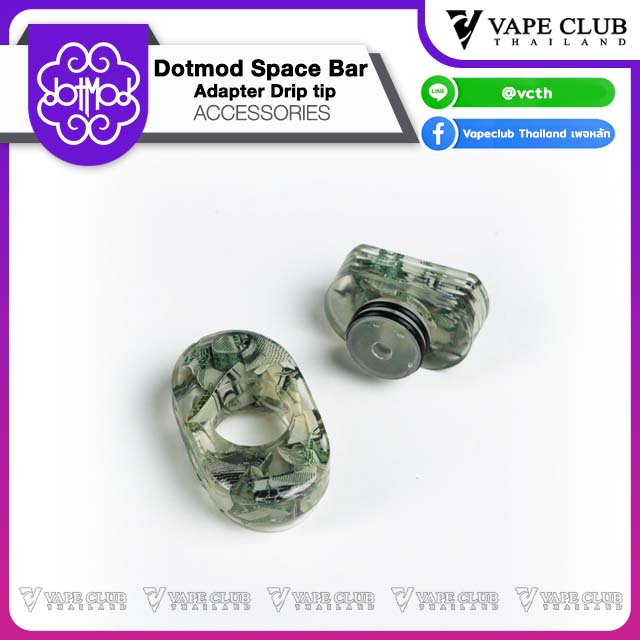 Dotmod Space Bar Adapter Drip tip Fiat Money
