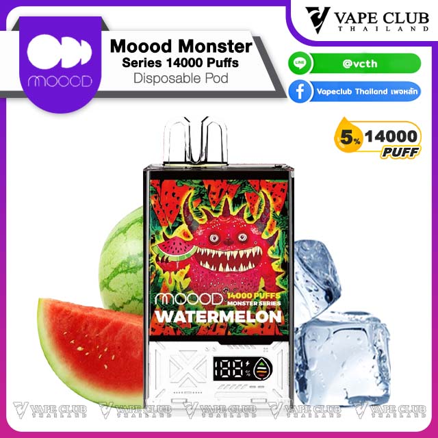 Moood Monster Series Puffs Disposable Pod Watermelon