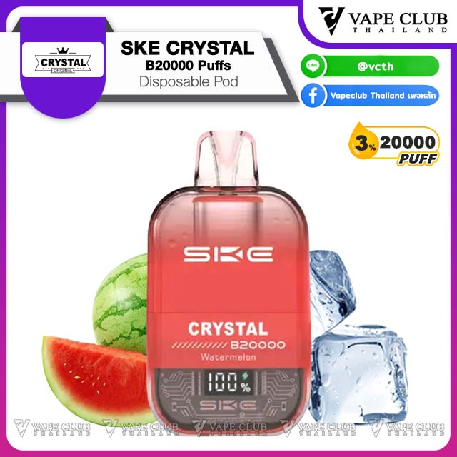 SKE CRYSTAL B Puffs Disposable Pod Watermelon