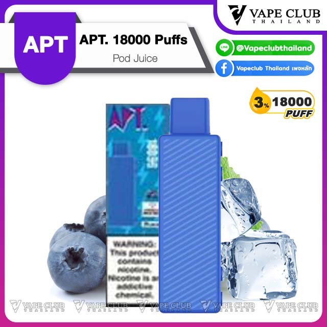 APT Puffs Pod Juice Blue Ice