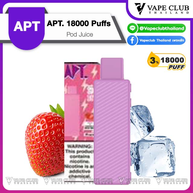 APT Puffs Pod Juice Strawberry