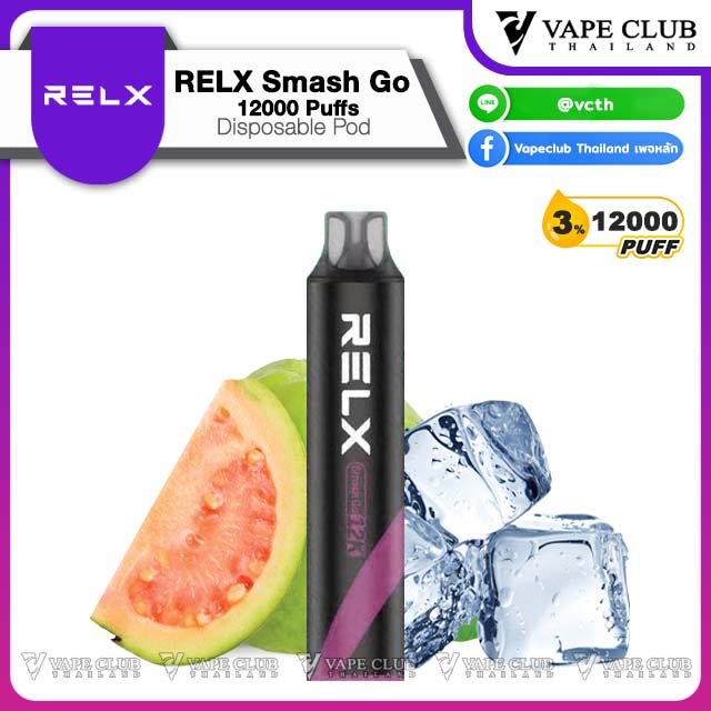 RELX Smash Go Puffs Disposable Pod Pink Guava