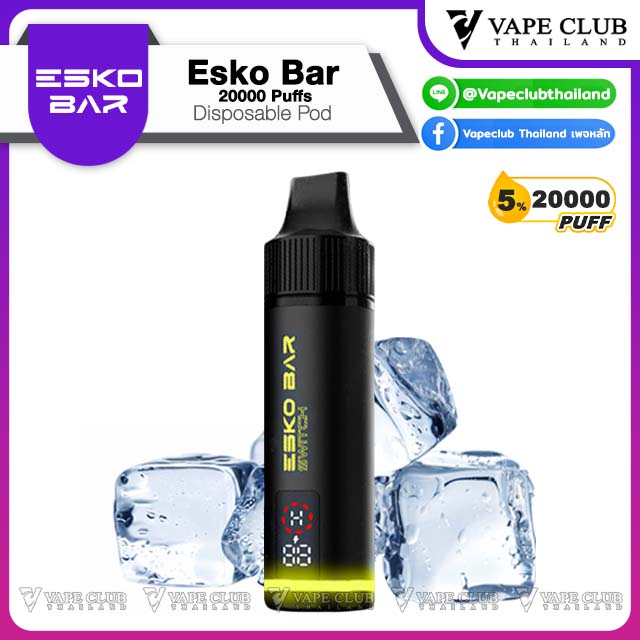 esko switch k Puffs Disposable Pod Extra Menthol Nic %